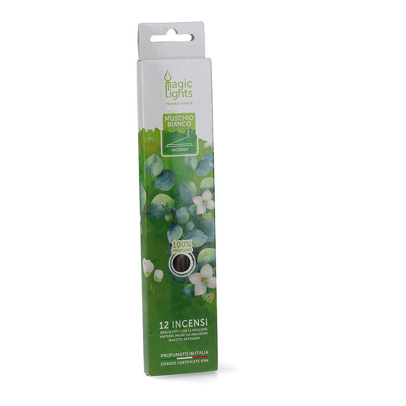 Pack De 4 Unidades - Barritas De Incienso 12 Unidades Musgo Blanco