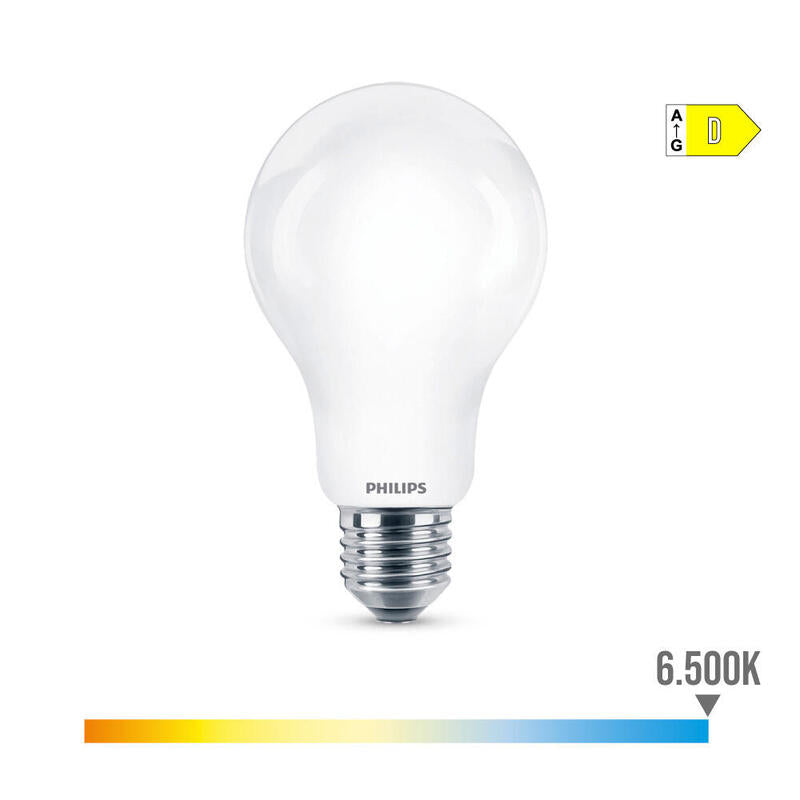 Pack De 4 Unidades - Bombilla Standard Led E27 13w 2000lm 6500k Luz Fria Ø7x12,1cm. Philips