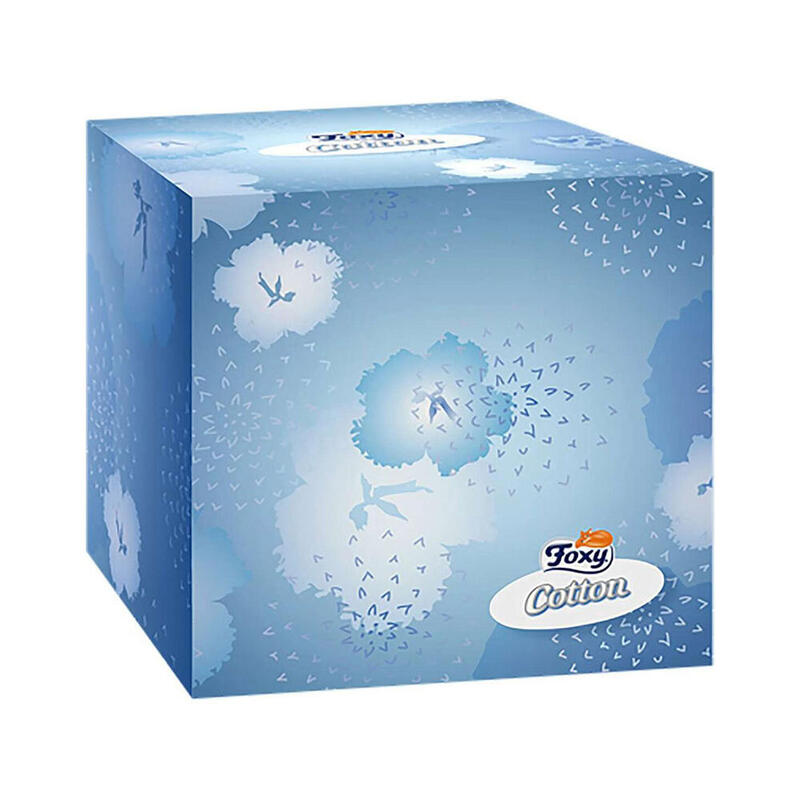 Pack De 4 Unidades - Caja Pañuelos Cubo 60 Uds