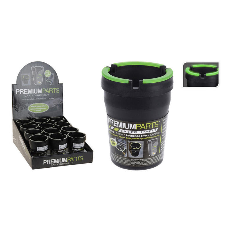 Pack De 4 Unidades - Cenicero Para Automovil Fluorescente Ø80x110mm