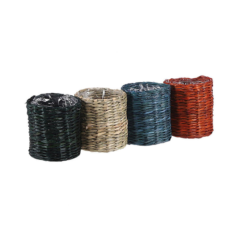 Pack De 4 Unidades - Cesto Modelo Alexis Colores Surtidos, Ø7 X 7 Cm