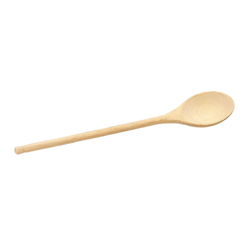 Pack De 4 Unidades - Cuchara Oval De Madera 30 Cm