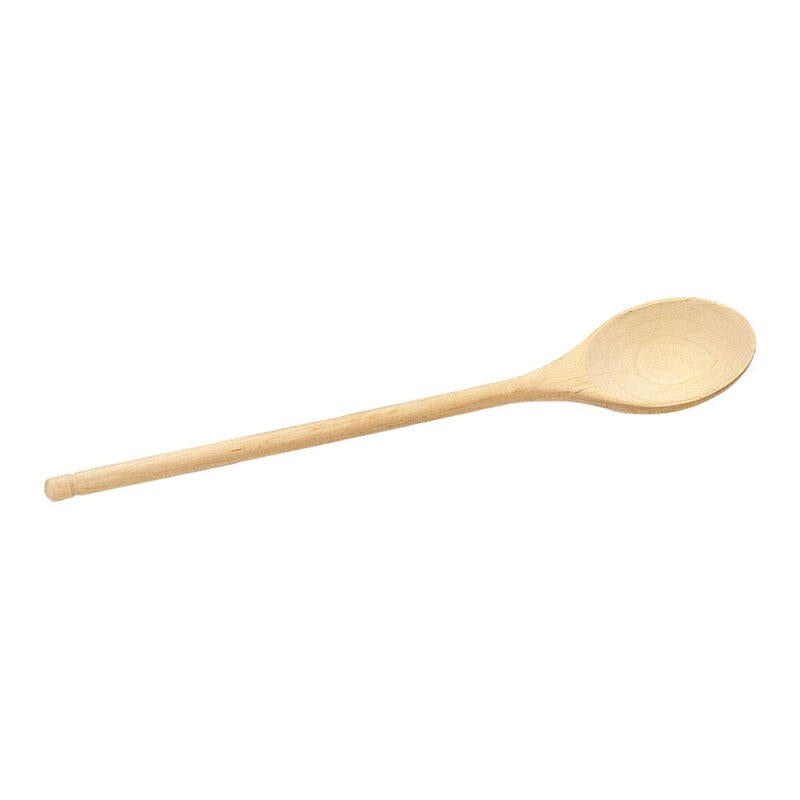 Pack De 4 Unidades - Cuchara Oval De Madera 35 Cm