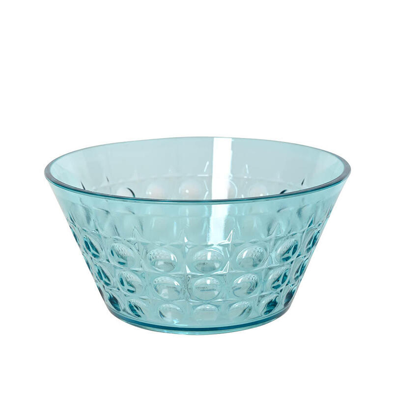 Pack De 4 Unidades - Cuenco Azul Redondo Diseño De Bolas Ø 15 Cm