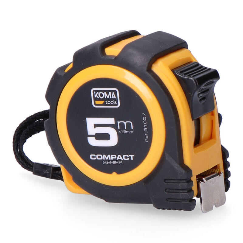 Pack De 4 Unidades - Flexómetro 5m X 19mm Abs Compact Koma Tools