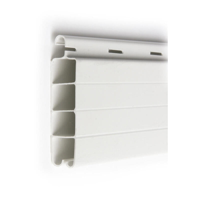 Pack De 4 Unidades - Lama Blanca Pvc Recta 50 Mm X 2 M