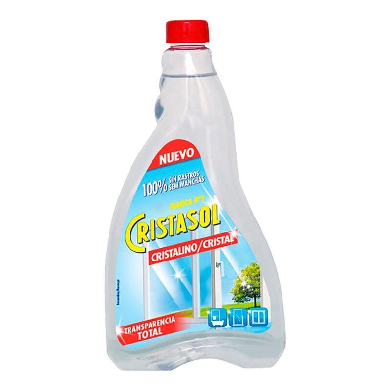 Pack De 4 Unidades - Limpiacristales Cristalino, Recambio 750 Ml