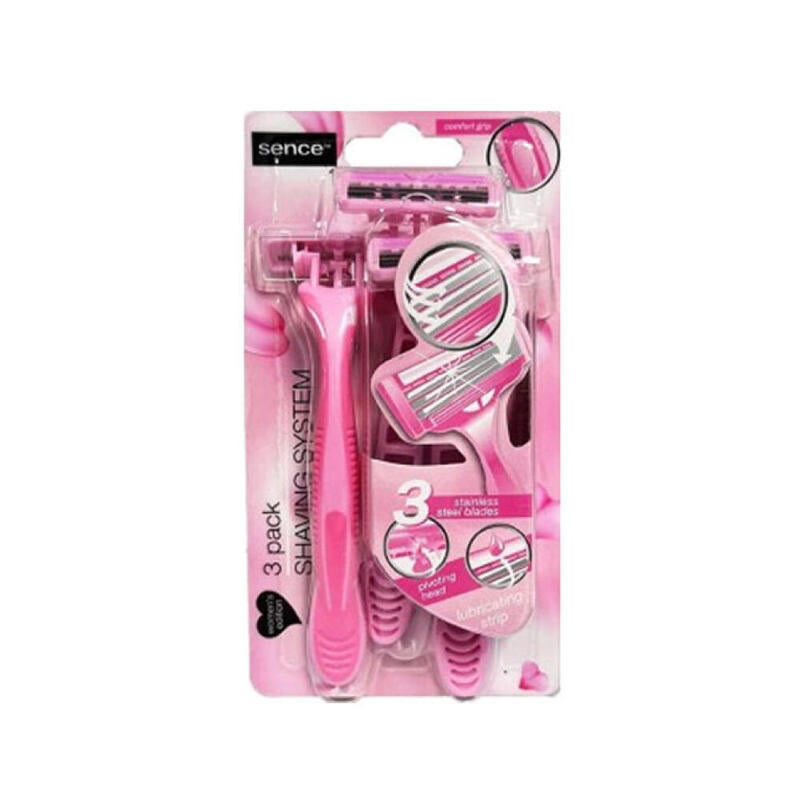 Pack De 4 Unidades - Maquinilla Depilar Desechable 3 Uds