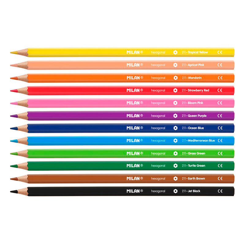 Pack De 4 Unidades - Pack Con 12 Lapices De Colores