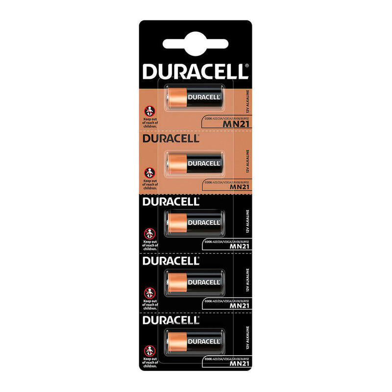 Pack De 4 Unidades - Pila Alcalina Mn21 12 V Ø10,3 X 28,5 Mm Blister 5 Uds