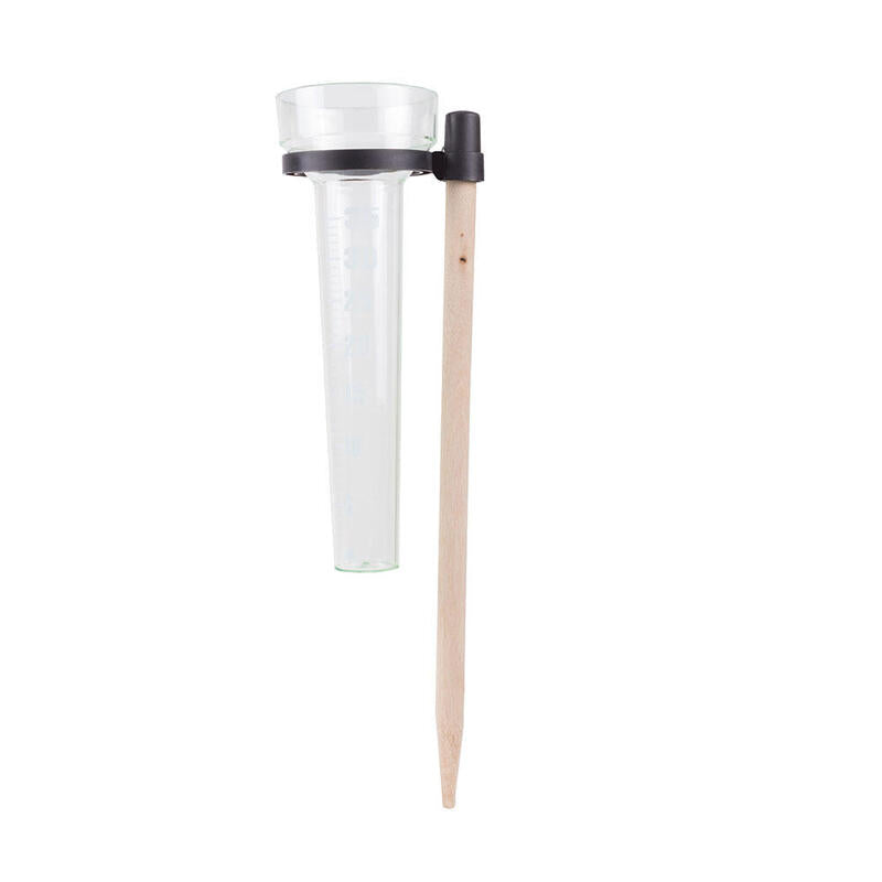 Pack De 4 Unidades - Pluviómetro Con Soporte De Madera Benson