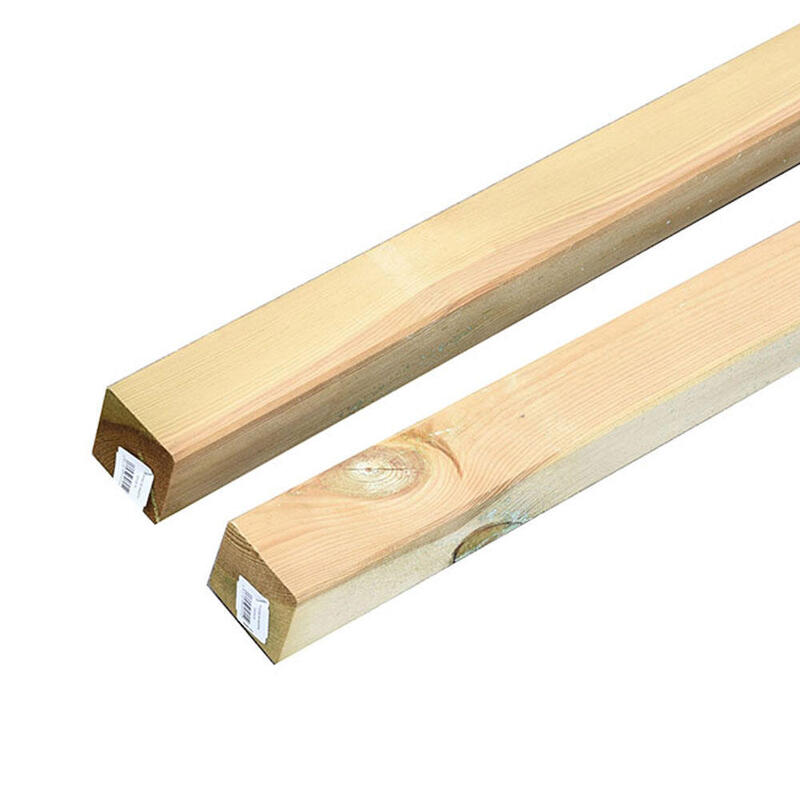 Pack De 4 Unidades - Poste Madera 7x7x100cm F30606 Faura