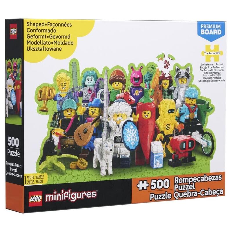 Pack De 4 Unidades - Puzzle Minifigures Collage Lego 500pzs Surtido
