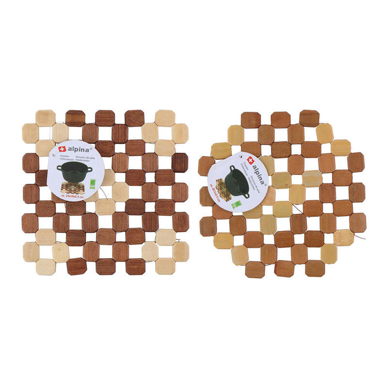 Pack De 4 Unidades - Salvamantel Alpina Modelos Variados Ø21 X 0,5 Cm