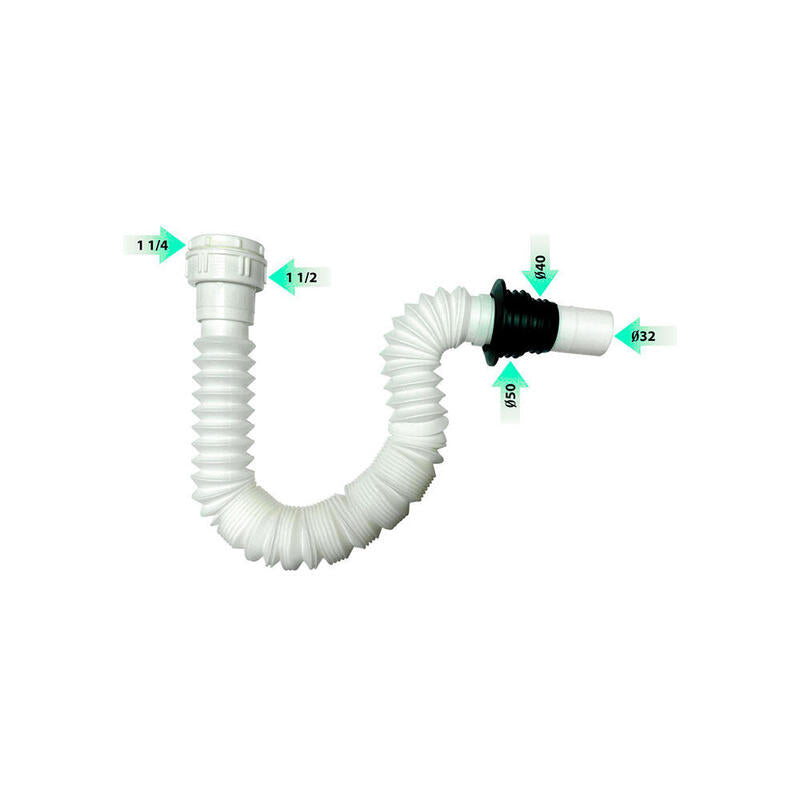 Pack De 4 Unidades - Sifón Flexible Multi