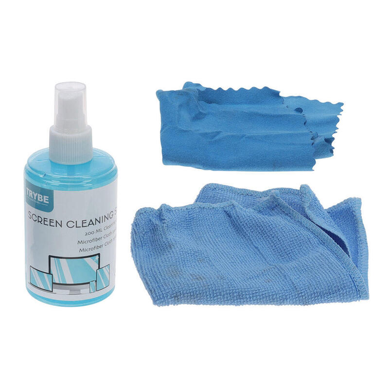 Pack De 4 Unidades - Spray Limpiador De Pantallas + 2 Bayetas, 200 Ml