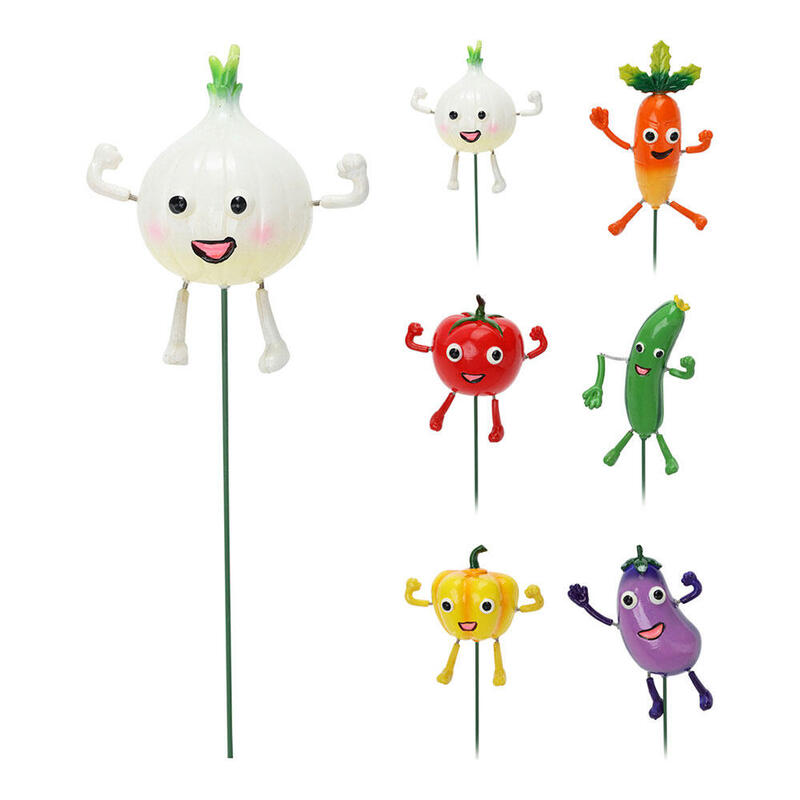 Pack De 4 Unidades - Stick Decorativo Jardín 710 Mm, Modelos Variados