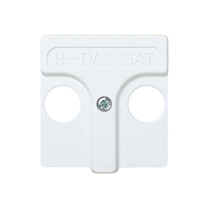 Pack De 4 Unidades - Tapa Tv-Radio-Sat Serie 27 Blanco