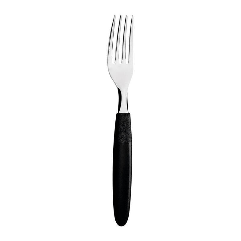 Pack De 4 Unidades - Tenedor De Mesa Ipanema Negro 19,1 Cm 3 Uds