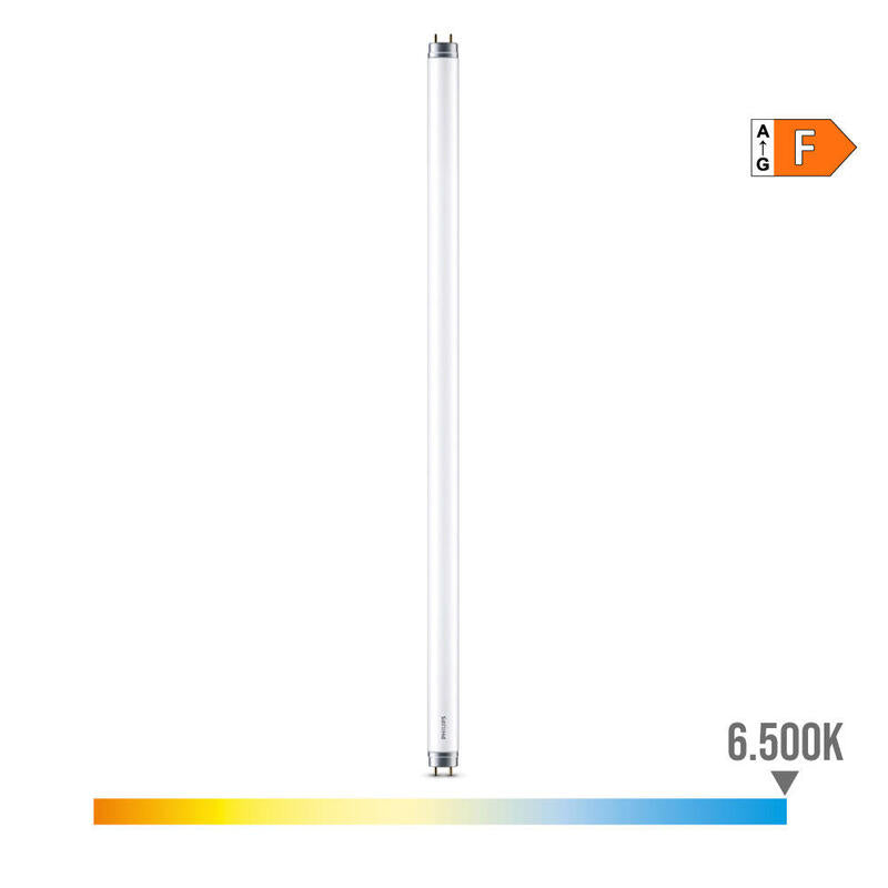 Pack De 4 Unidades - Tubo De Led T8 20w 2000lm G13 6500k Luz Fria Ø2,78x151,42cm Philips