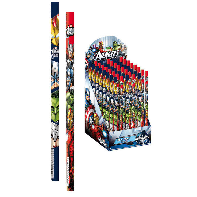Pack De 48 Unidades - Lapicero Vengadores Avengers Marvel Team Surtido