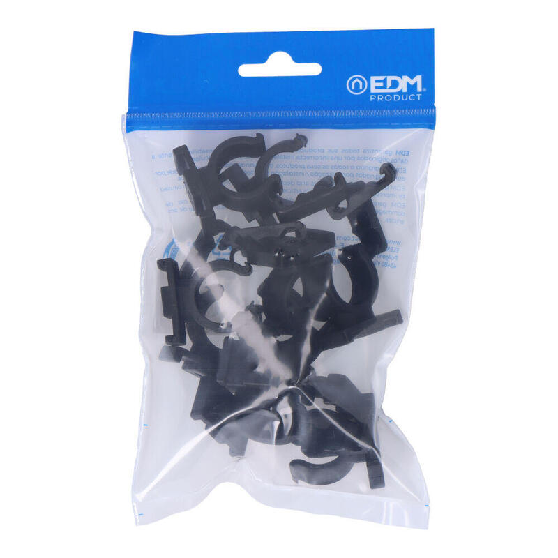 Pack De 5 Unidades - Abrazadera Nylon Negra Para Ferroplast M-20 (Bolsa 10 Unid)