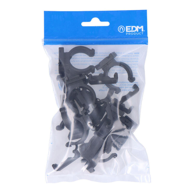 Pack De 5 Unidades - Abrazadera Nylon Negra Para Ferroplast M-25 (Bolsa 10 Unid)