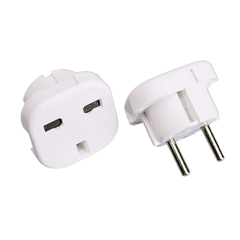 Pack De 5 Unidades - Adaptador Europeo - Británico 16 A 250 V Blanco (Retractilado)