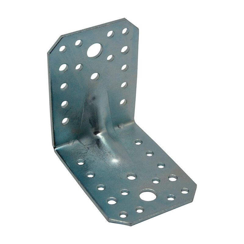 Pack De 5 Unidades - Ángulo Pesante An16 Zincado 85 X 85 X 65 Mm