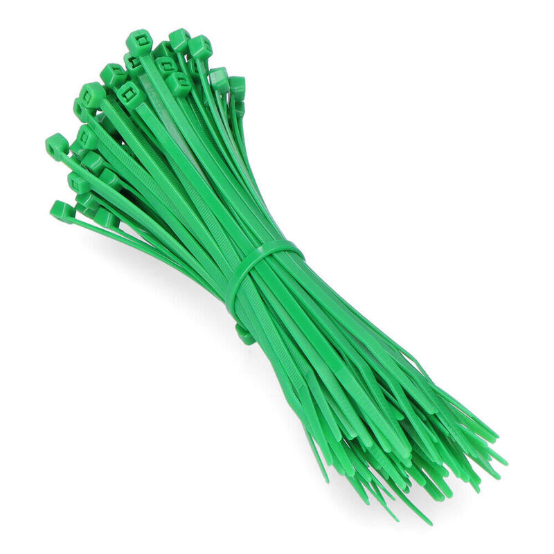 Pack De 5 Unidades - Brida Nylon Gbn 2,5 X 150 Mm Verde 100 Uds