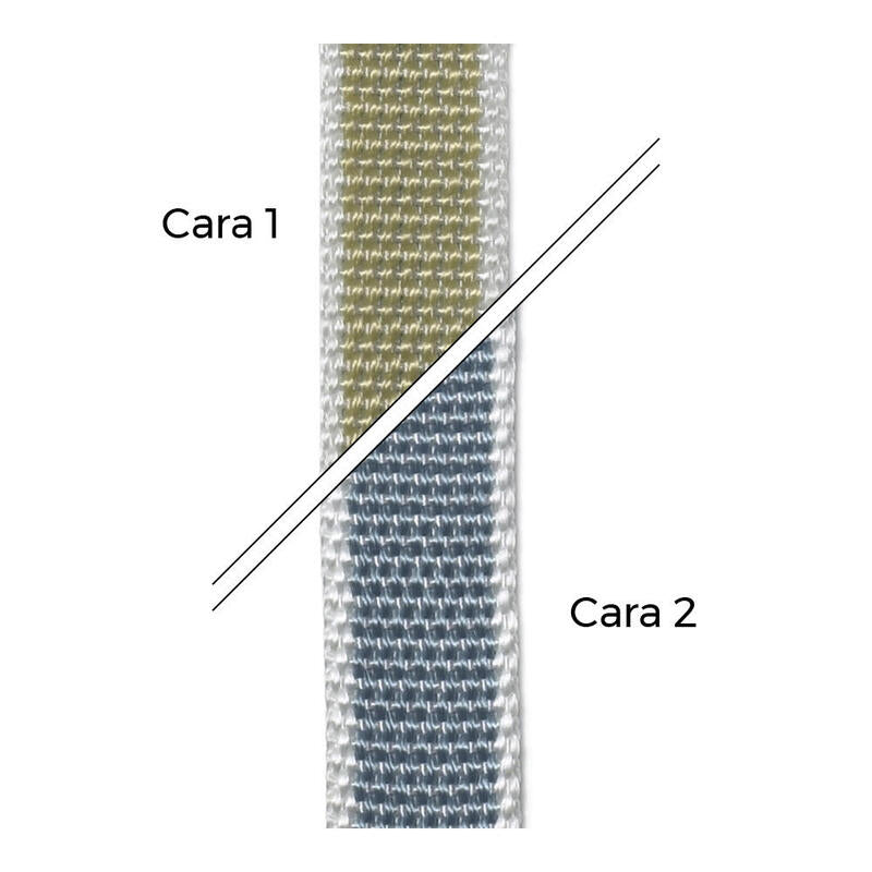 Pack De 5 Unidades - Cinta Persiana 08 Gris / Beige 22 Mm X 6 M