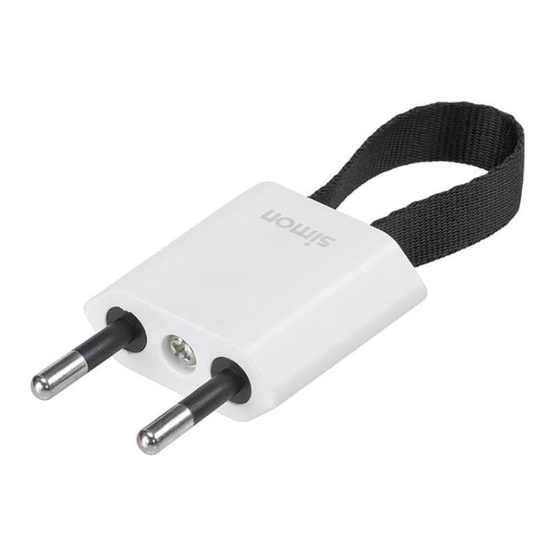 Pack De 5 Unidades - Clavija 2p+Tt Schuko Salida Frontal Y Lateral 10 A 250 V~ Facil Extracción Blanca