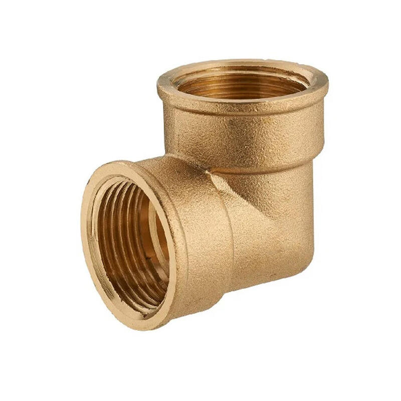 Pack De 5 Unidades - Codo Hembra 90 1/2" X 12 Mm Latón