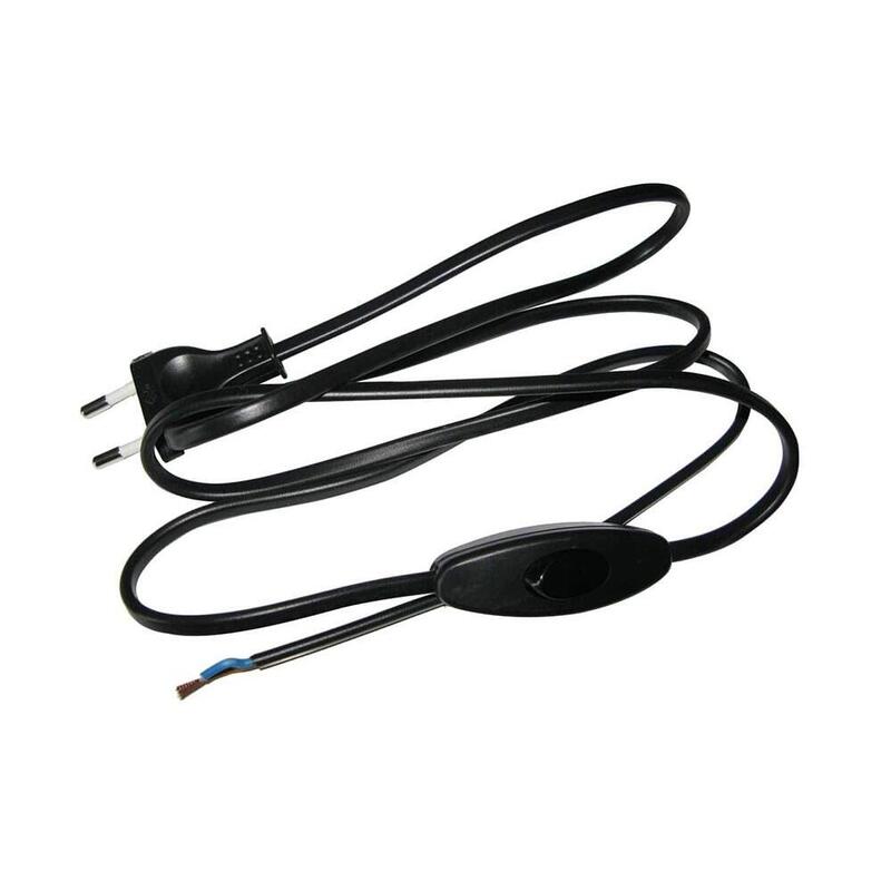 Pack De 5 Unidades - Conexión Eléctrica Con Interruptor De Mano, Lfm 275/100-50, Negro