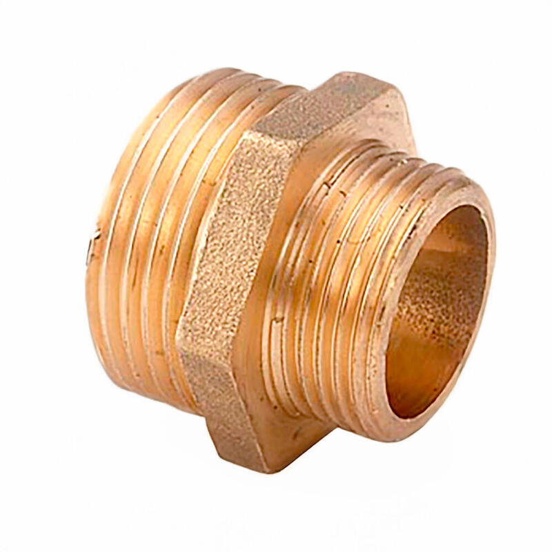 Pack De 5 Unidades - Contrarrosca Reducida 3/8" X 1/2" Latón