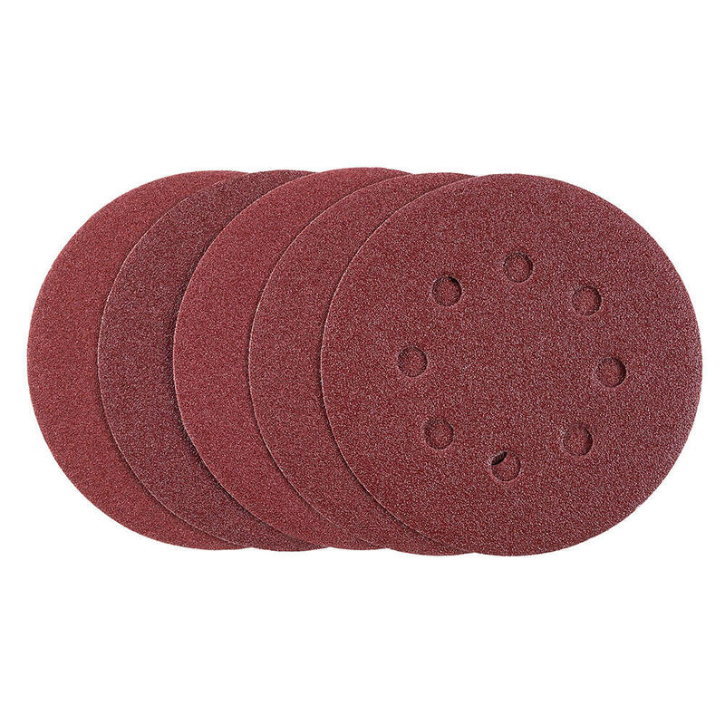 Pack De 5 Unidades - Discos Lijadora Roto-Orbital 80 G Ø125 Mm - 5 Uds