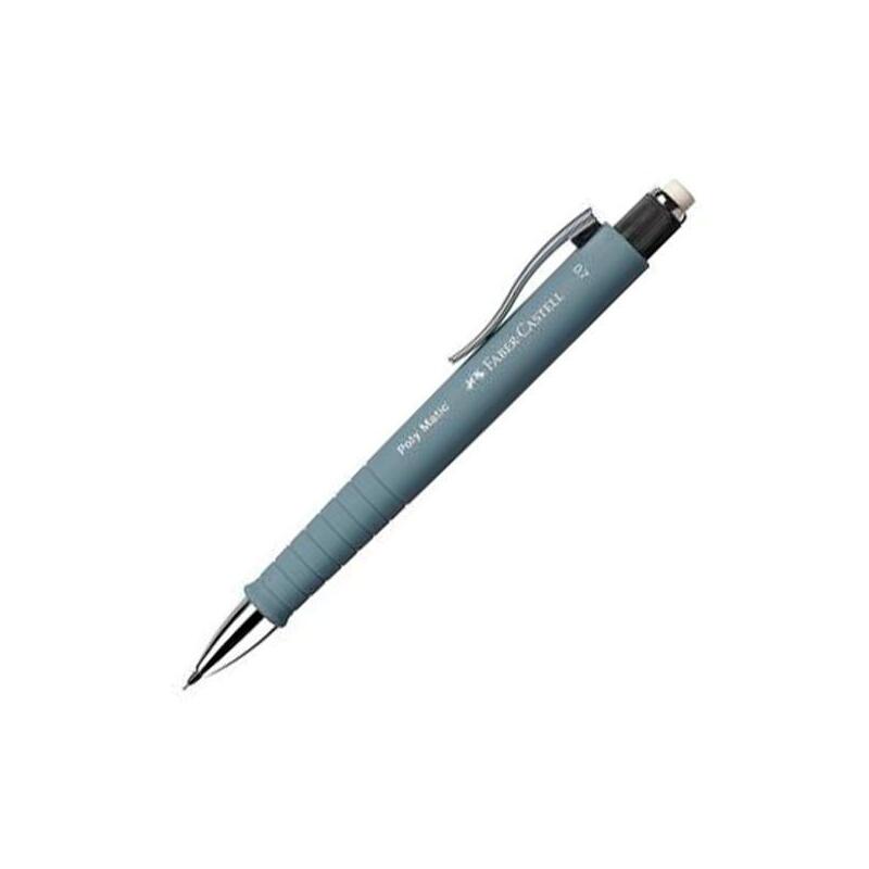 Pack De 5 Unidades Faber Castell Portaminas Poly Matic 0,7mm Gris