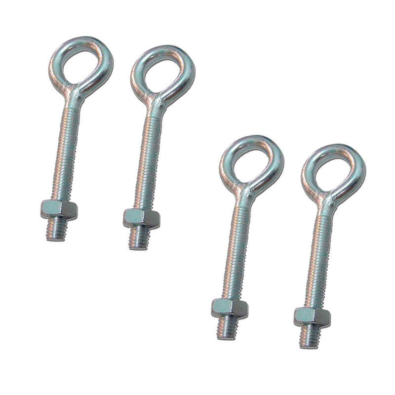 Pack De 5 Unidades - Hembrilla Soldada Con Tuerca Hm01, M4 X 30 Mm, Zincado, Blister 4 Uds