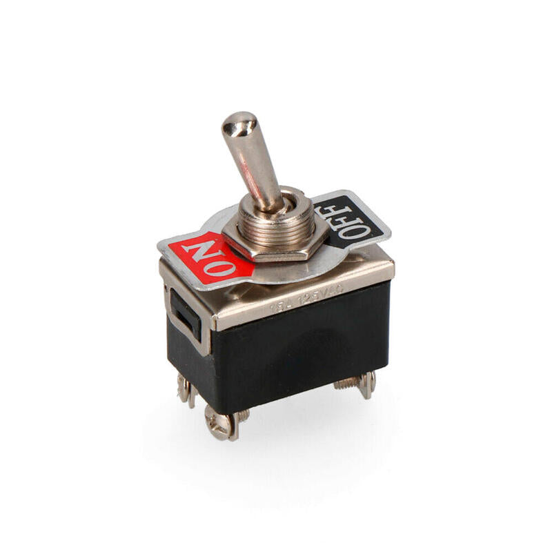 Pack De 5 Unidades - Interruptor Bipolar Rabillo Metalico 10a 250v