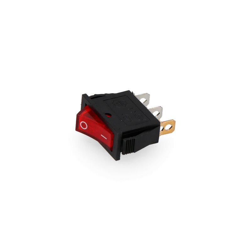 Pack De 5 Unidades - Interruptor Luminoso Empotrado Estrecho 15a Negro