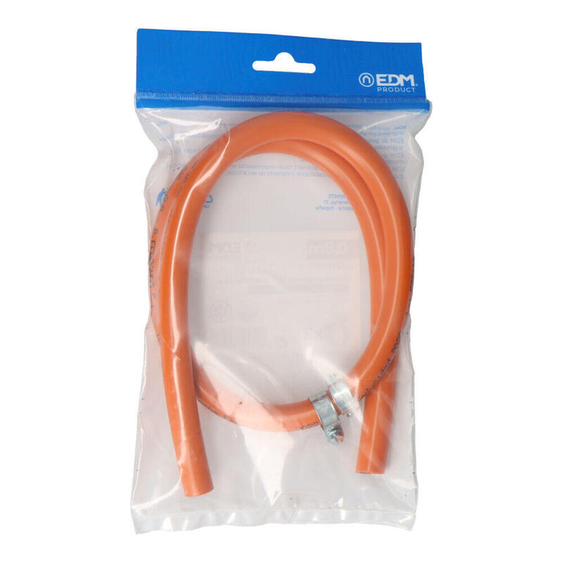 Pack De 5 Unidades - Kit Manguera Butaflex Bicapa 9x15mm 0,80m (Incluye 2 Abrazaderas)