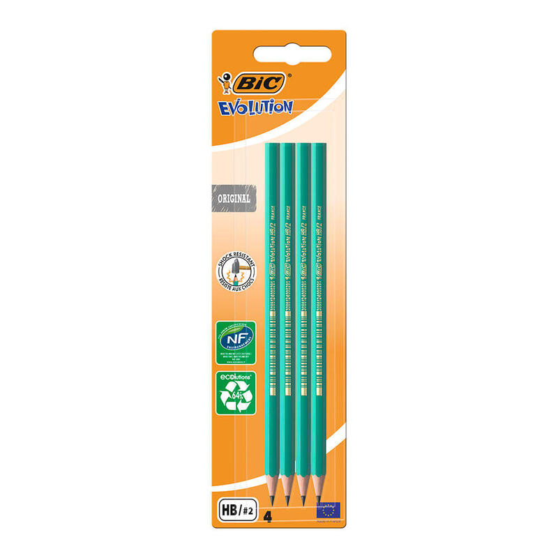 Pack De 5 Unidades - Lapiz Evolution Hb 2 Blister 4 Uds