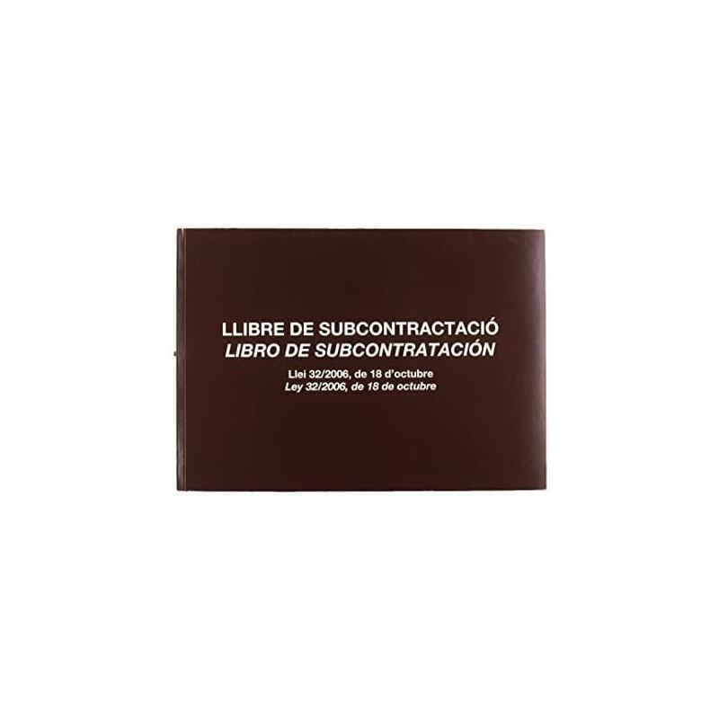 Libro Miquelrius Subcontratacion Folio Natural Juego De 10 Hojas Autocopiativas Texto Catalan