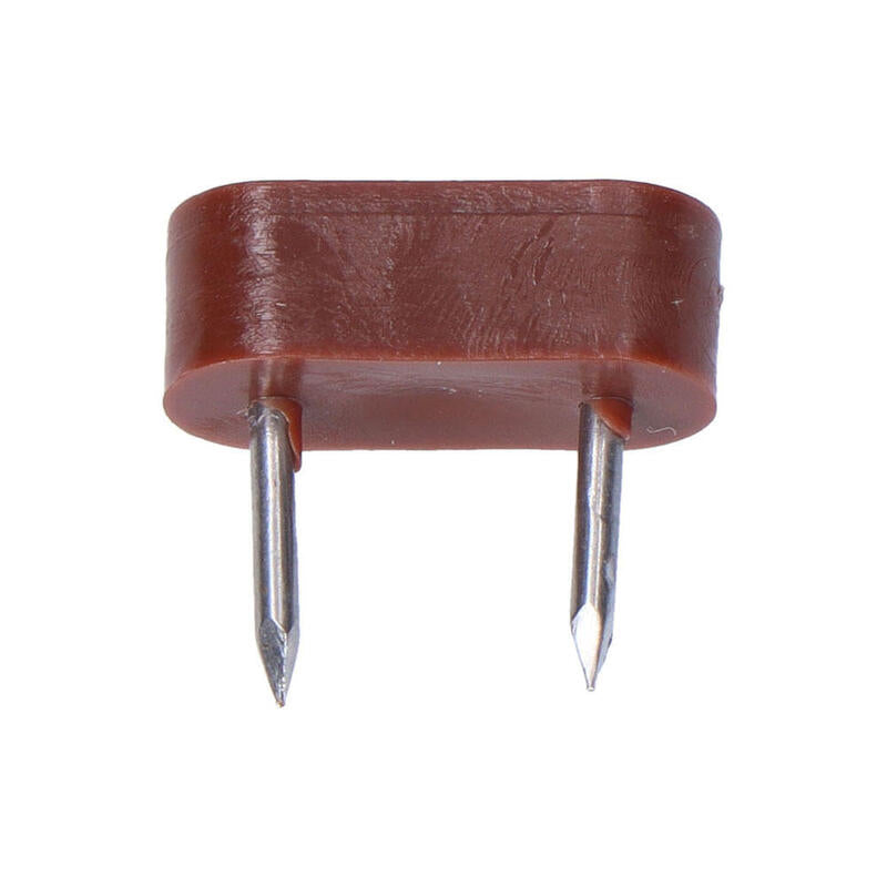 Pack De 5 Unidades - Pack 6 Uds. Tope Armario 2 Puntas 7x18mm Marrón