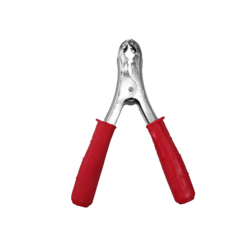 Pack De 5 Unidades - Pinza Para Bateria 120a 144 X 80 Mm Roja