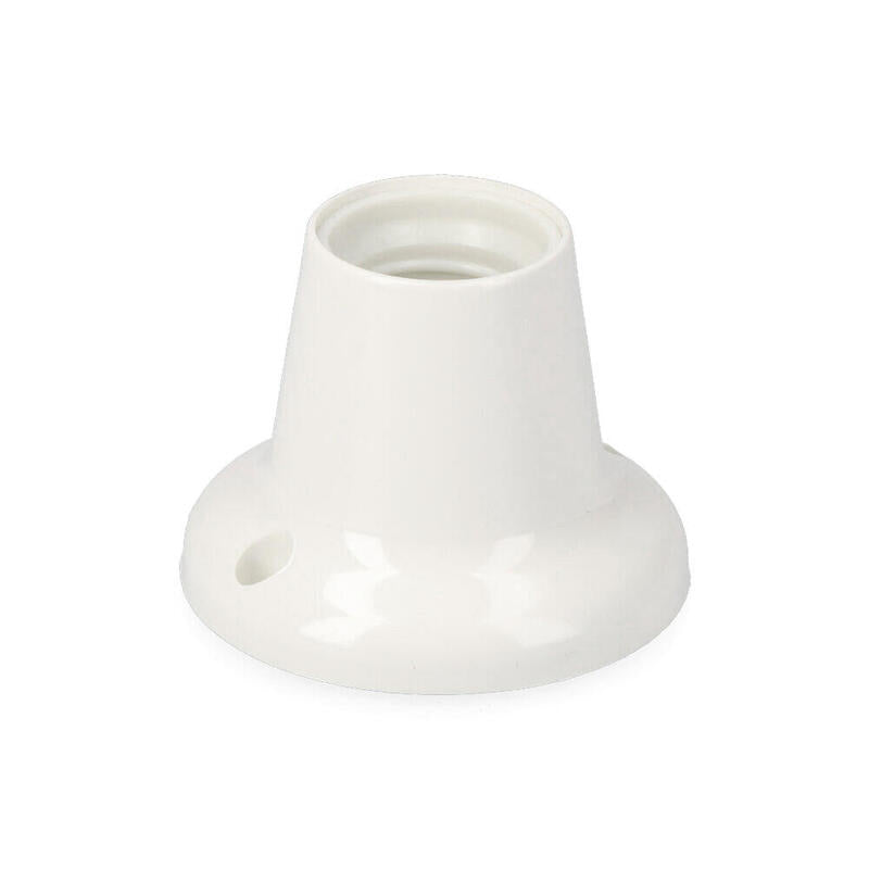Pack De 5 Unidades - Portalamparas Zocalo Recto E27 Retractilado Edm