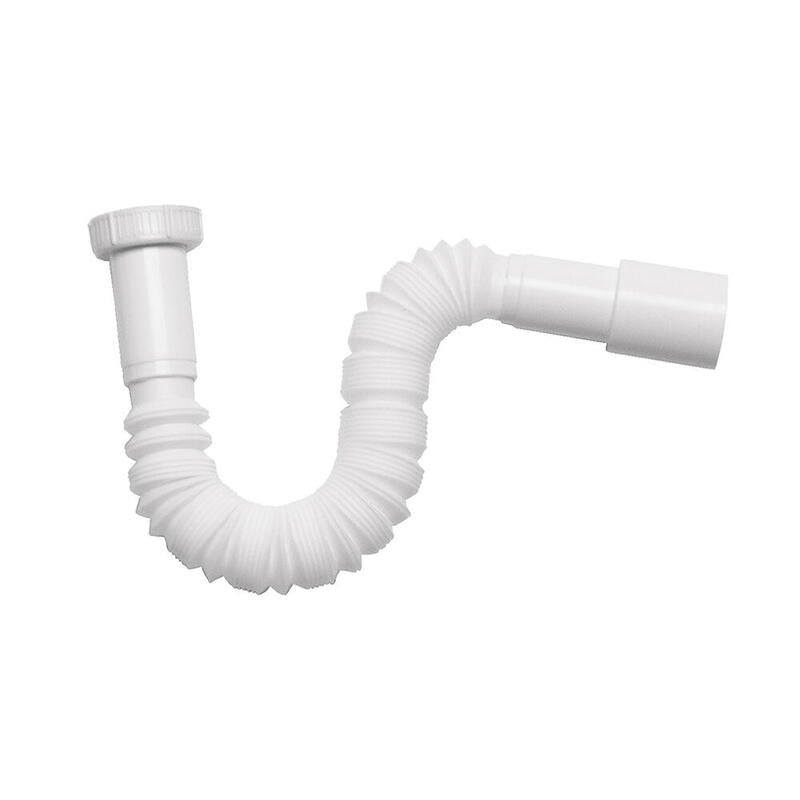 Pack De 5 Unidades - Sifon Extensible Con Tuerca De Plastico 1" 1/2"