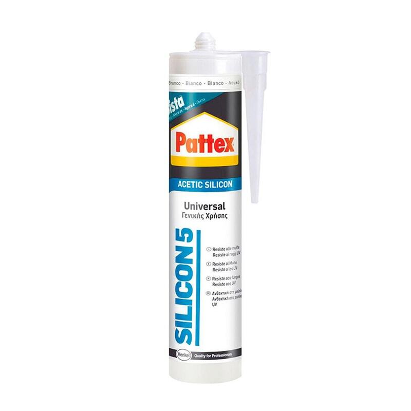 Pack De 5 Unidades - Silicona Universal Blanco 280 Ml
