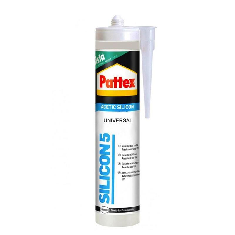 Pack De 5 Unidades - Silicona Universal Transparente 280 Ml