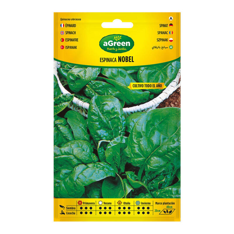 Pack De 5 Unidades - Sobre Con Semillas De Espinaca Nobel 000383bolsh Agreen